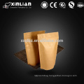 factory price kraft paper stand up pouch without print